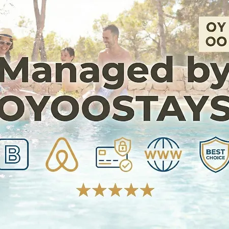 Apartment Infinity Blue Groundfloor Apt, Beachfront, Heated Pool - By Oyoostays *
